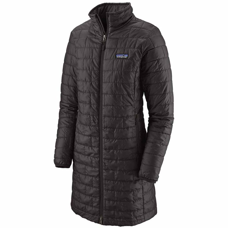 Patagonia Women's Nano Puff Parka in Black angle