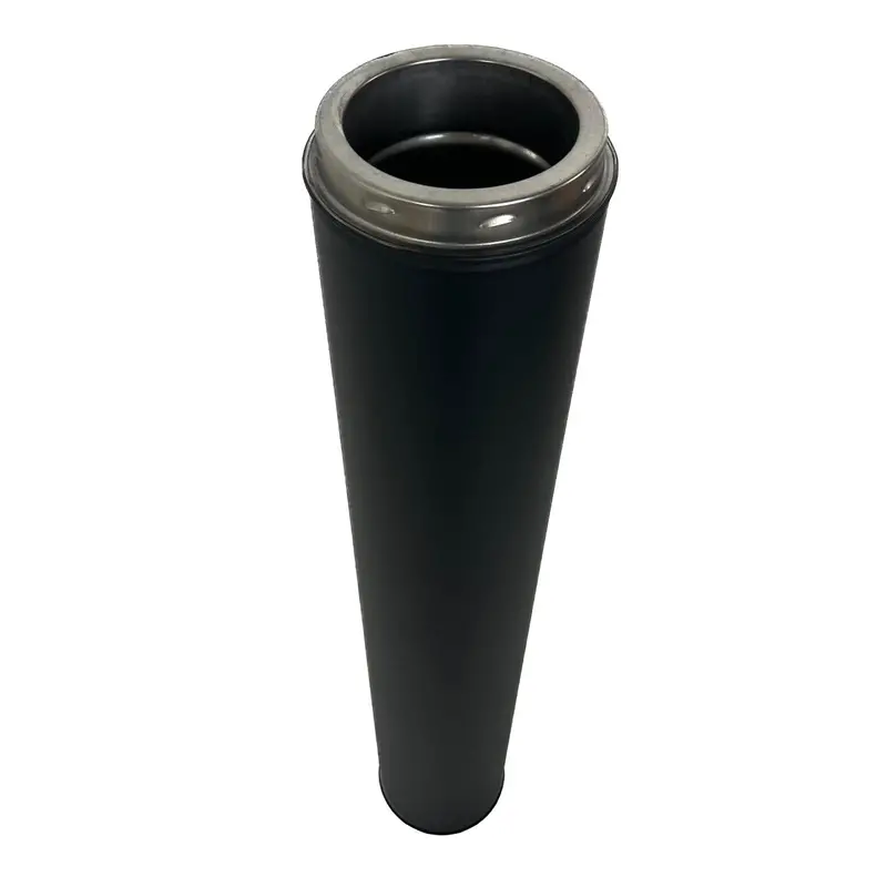 1000mm 5-Inch Twin-Wall Flue Pipe – Extended Length Stove Chimney Section