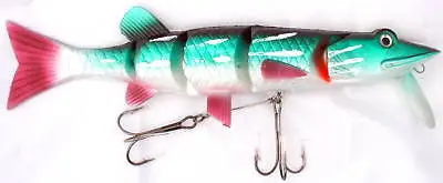 12-Inch Flexible Musky Crankbait – Natural Pike-Style Swimmer Lure