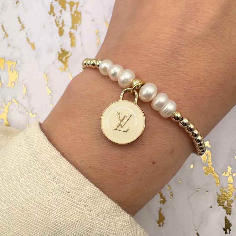 14K Gold-Filled Bracelet with Freshwater Pearls – Timeless Jewelry