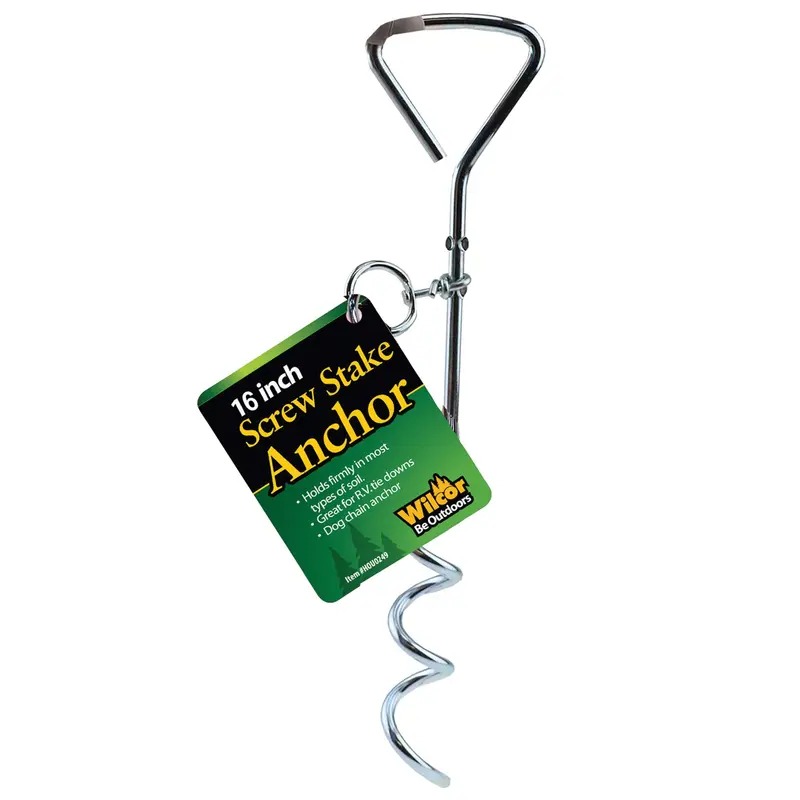18-Inch Screw Stake Anchor for Tents and Gear