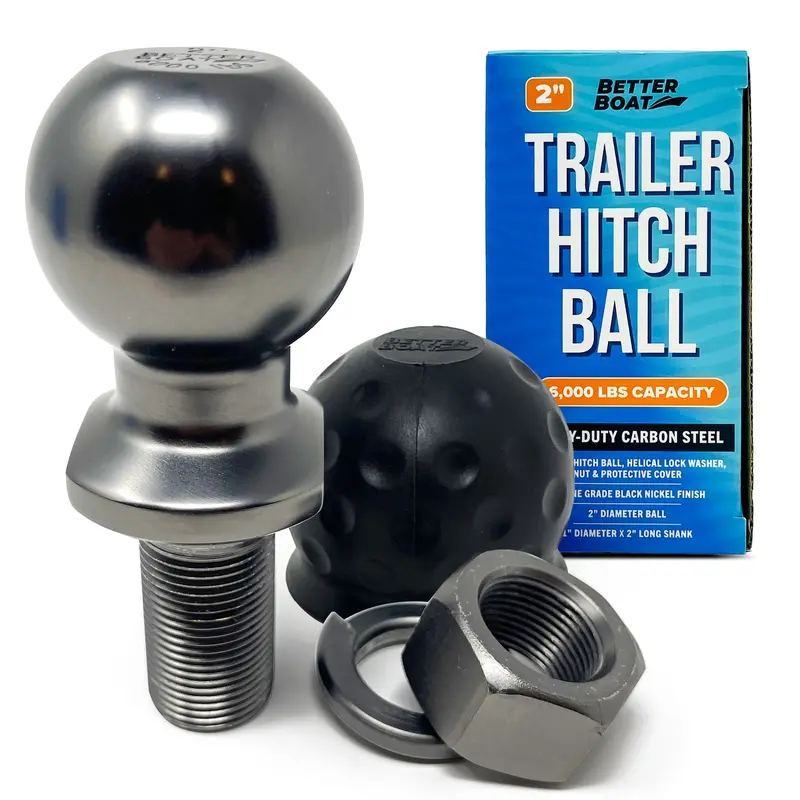 2-Inch Trailer Ball Hitch – Grade 5 Steel Towing Ball