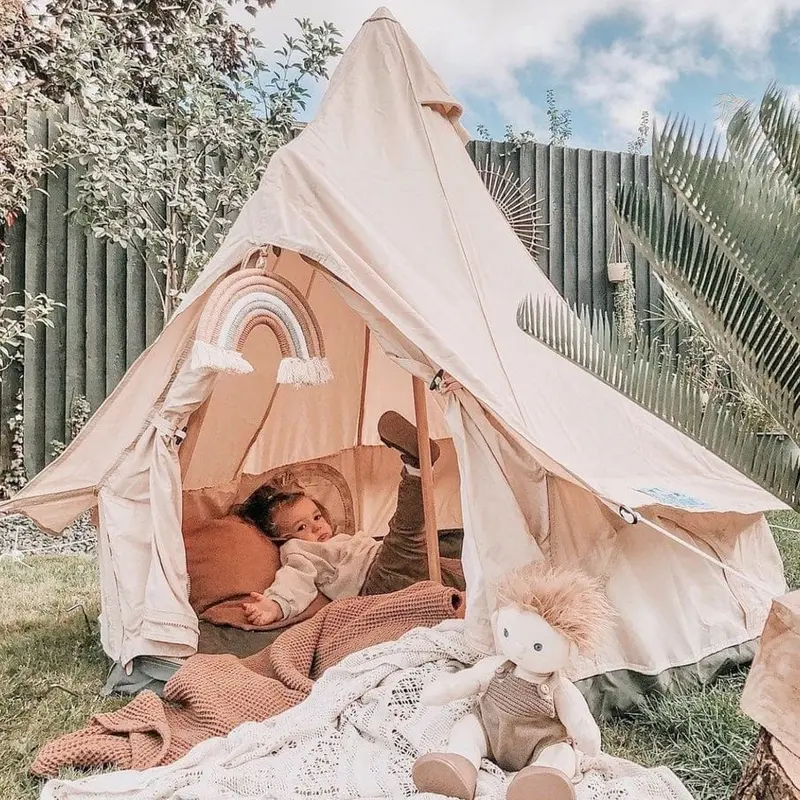 2-Meter BabyBelle Bell Tent with 200gsm Premium Polycotton Canvas