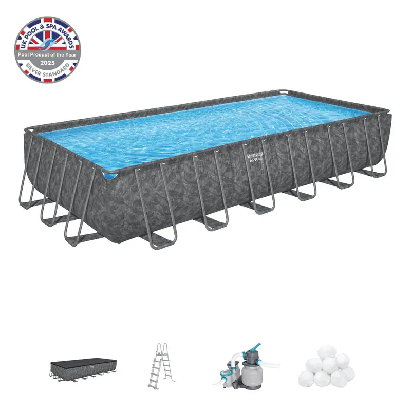 24-Foot Rectangular APX 365 Above-Ground Pool Set