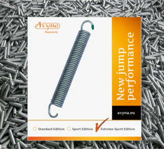 24 Heavy-Duty 17.5 cm Extreme Sport Trampoline Springs