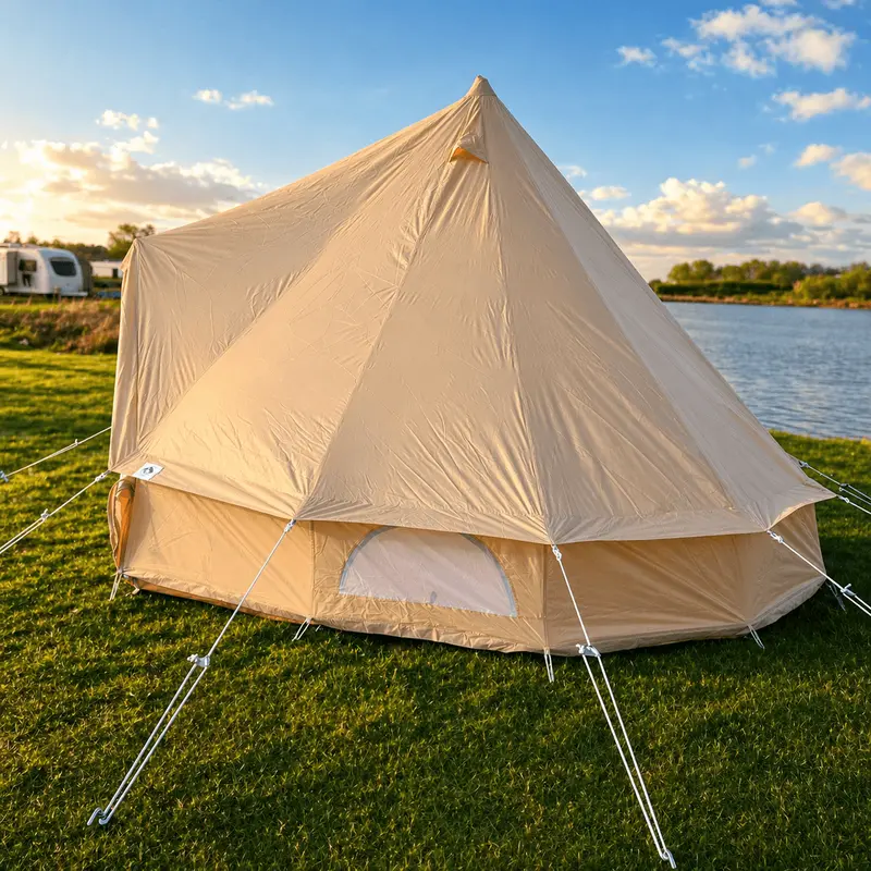 4-Meter Lightweight Bell Tent – 150D Polyester Oxford Fabric
