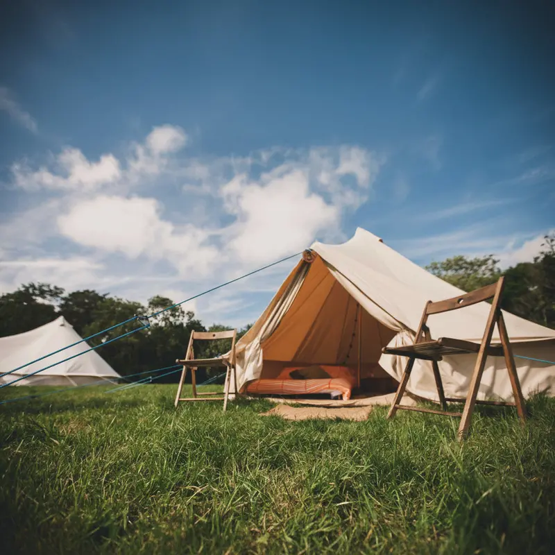 4m Superlite Polycotton Bell Tent (200gsm) – Compact Lightweight Shelter