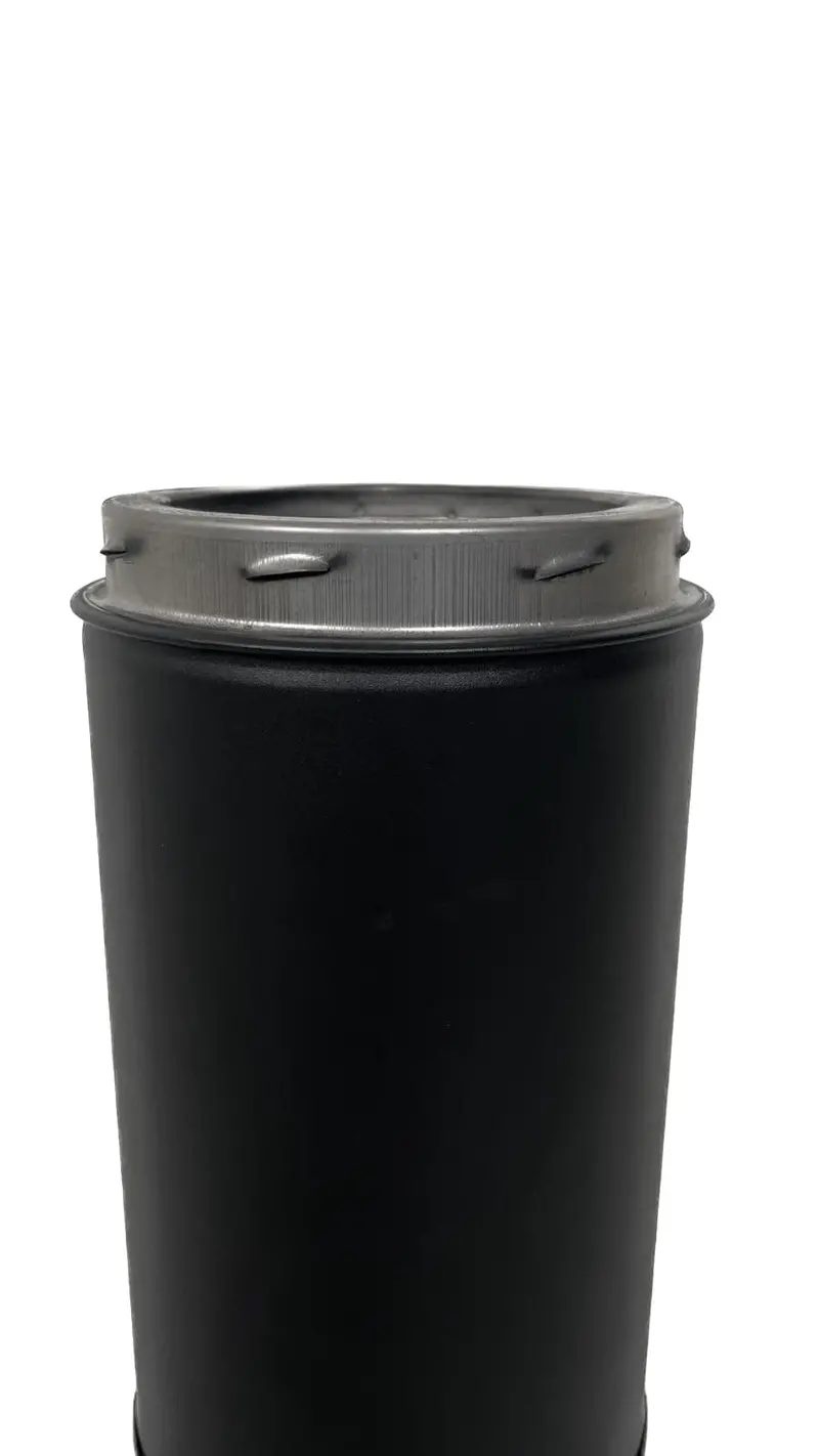 500mm 5-Inch Twin-Wall Flue Section – High-Insulation Stove Pipe Component