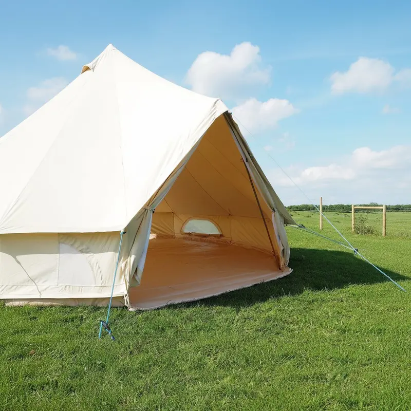 6m Superlite Polycotton Bell Tent (200gsm) – Ultra-Lightweight Camping Option