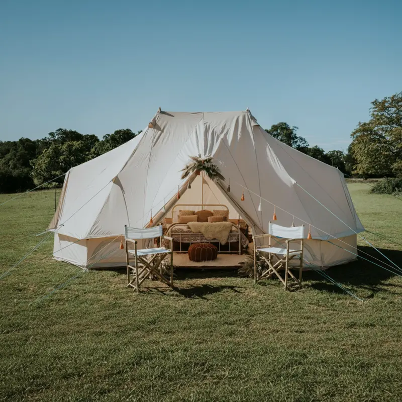 6m x 4m Emperor ‘Pro’ Tent – Heavy-Duty 360gsm Flame-Retardant Canvas | StoveMate Compatible