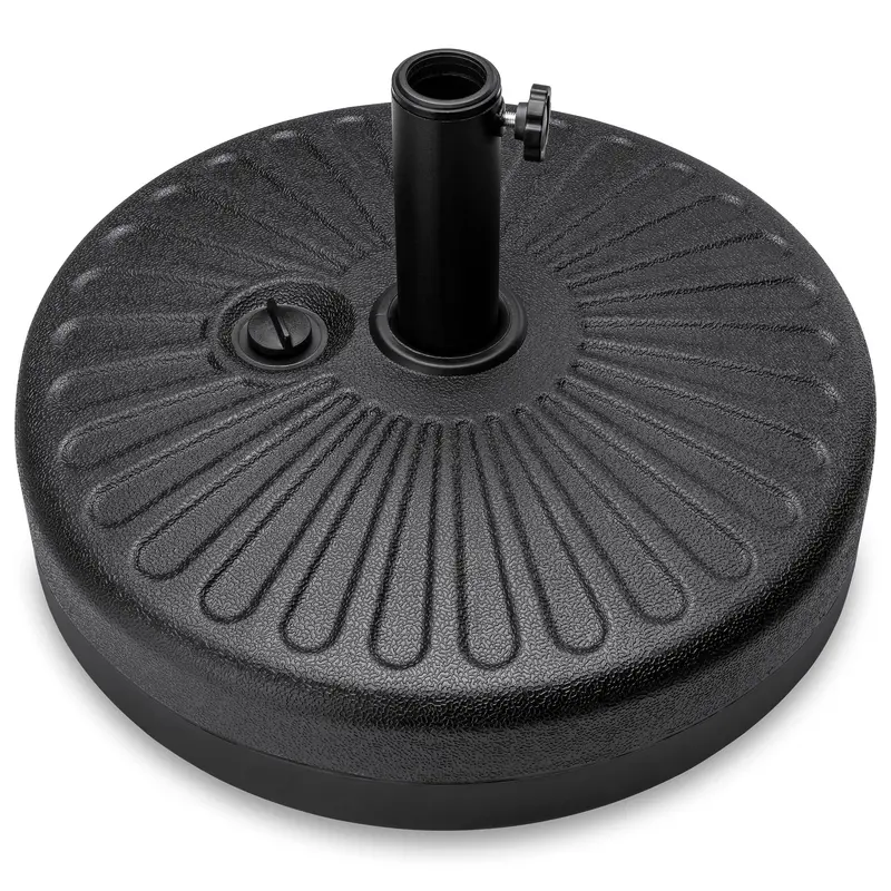 Adjustable Patio Umbrella Pole Holder with Secure Knob Mechanism