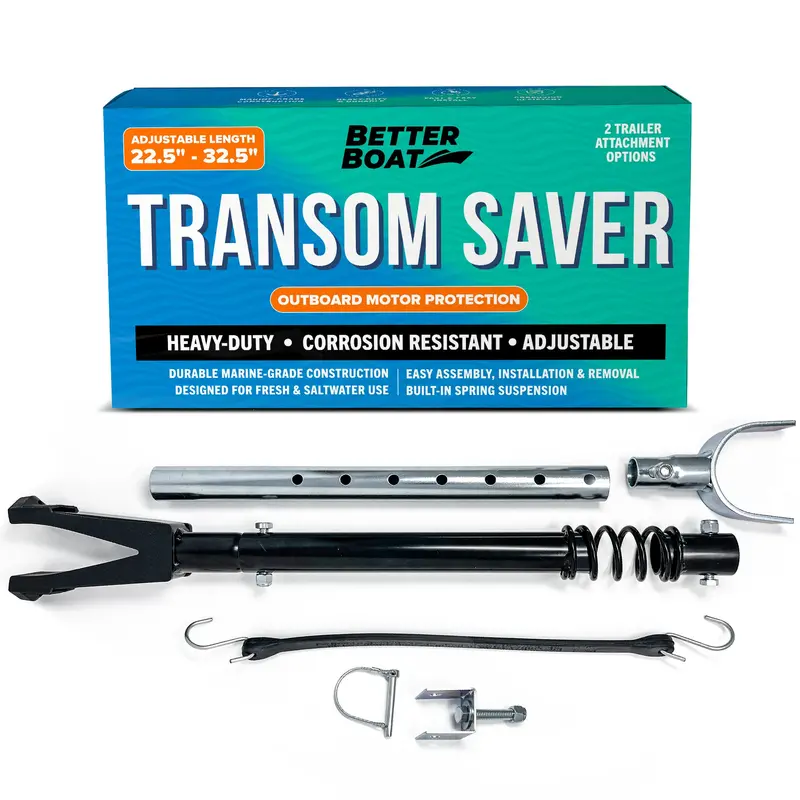 Adjustable Transom Saver – Outboard Motor Support Mount