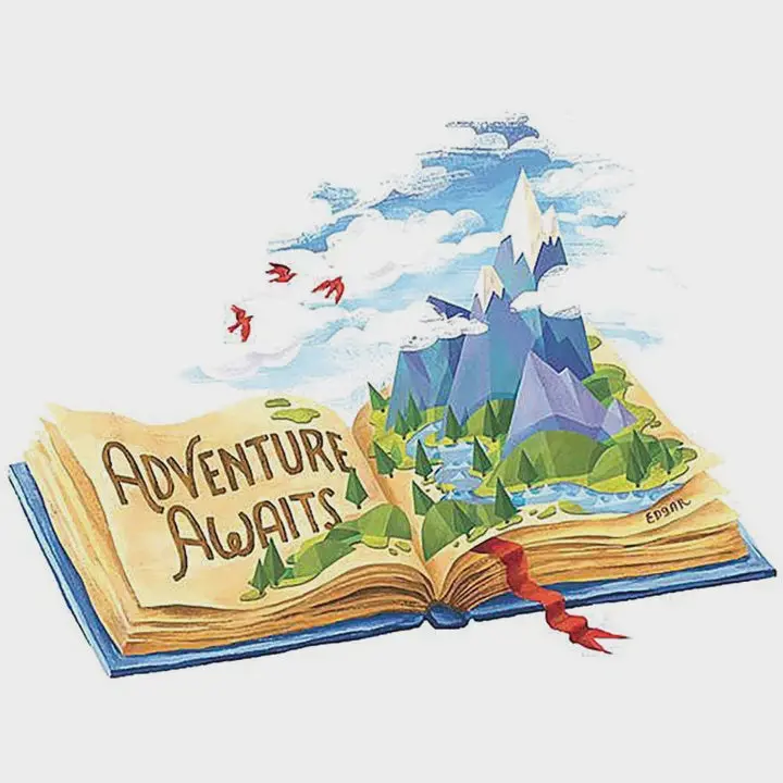 Adventure Awaits Motivational Sticker – Inspirational Outdoor Decal