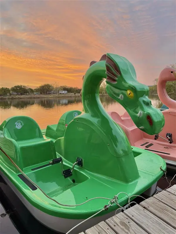 Adventure Glass Dragon-Design 4-Seat Pedal Boat Platform
