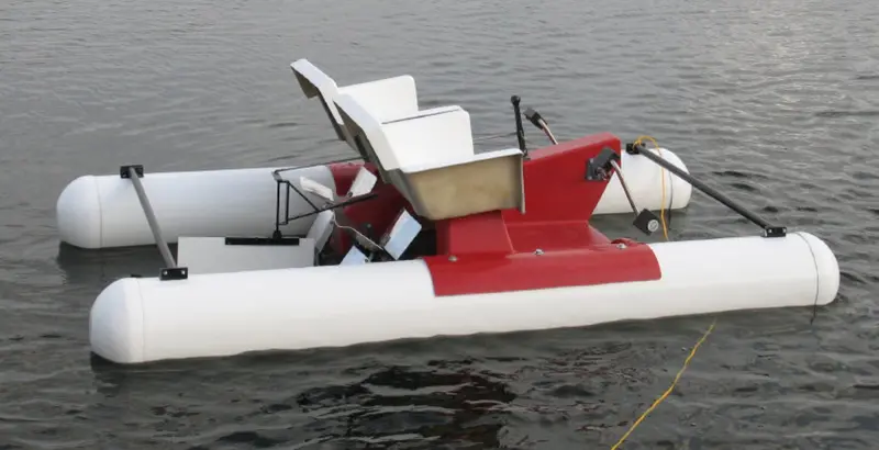 Adventure Glass Pontoon-Style Human-Powered Pedal Boat