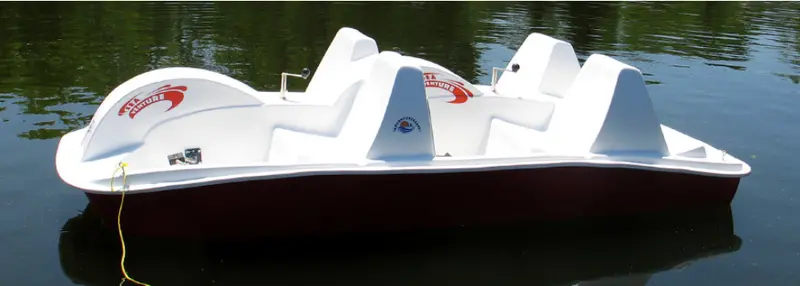 Adventure Glass SeaVenture 6-Person Pedal Boat with Integrated Platform