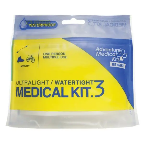 Adventure Medical Kits Ultralight & Watertight First Aid Kit – Compact Trail Emergency Supply