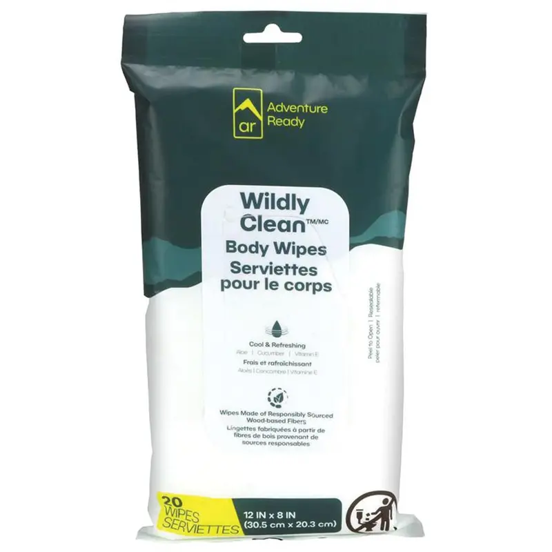 Adventure Ready Wildly Clean Biodegradable Wipes