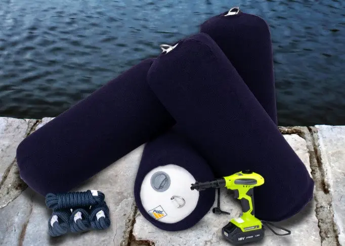 Aeré Marine Heavy-Duty Fender Docking Kit – Fits 40–60 ft Boats