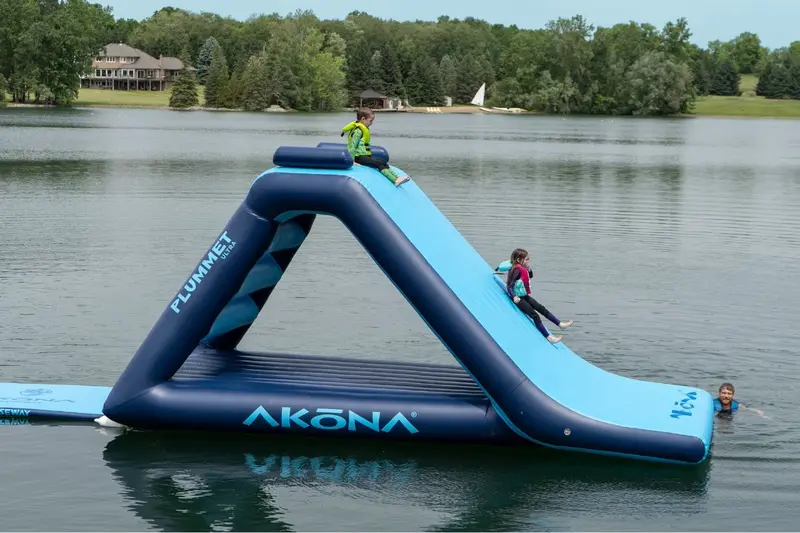 Akona 10-Foot Plummet Ultra Slide – Extended Inflatable Waterslide