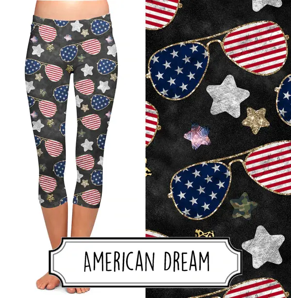 American Dreams Inspired Capri Bottoms