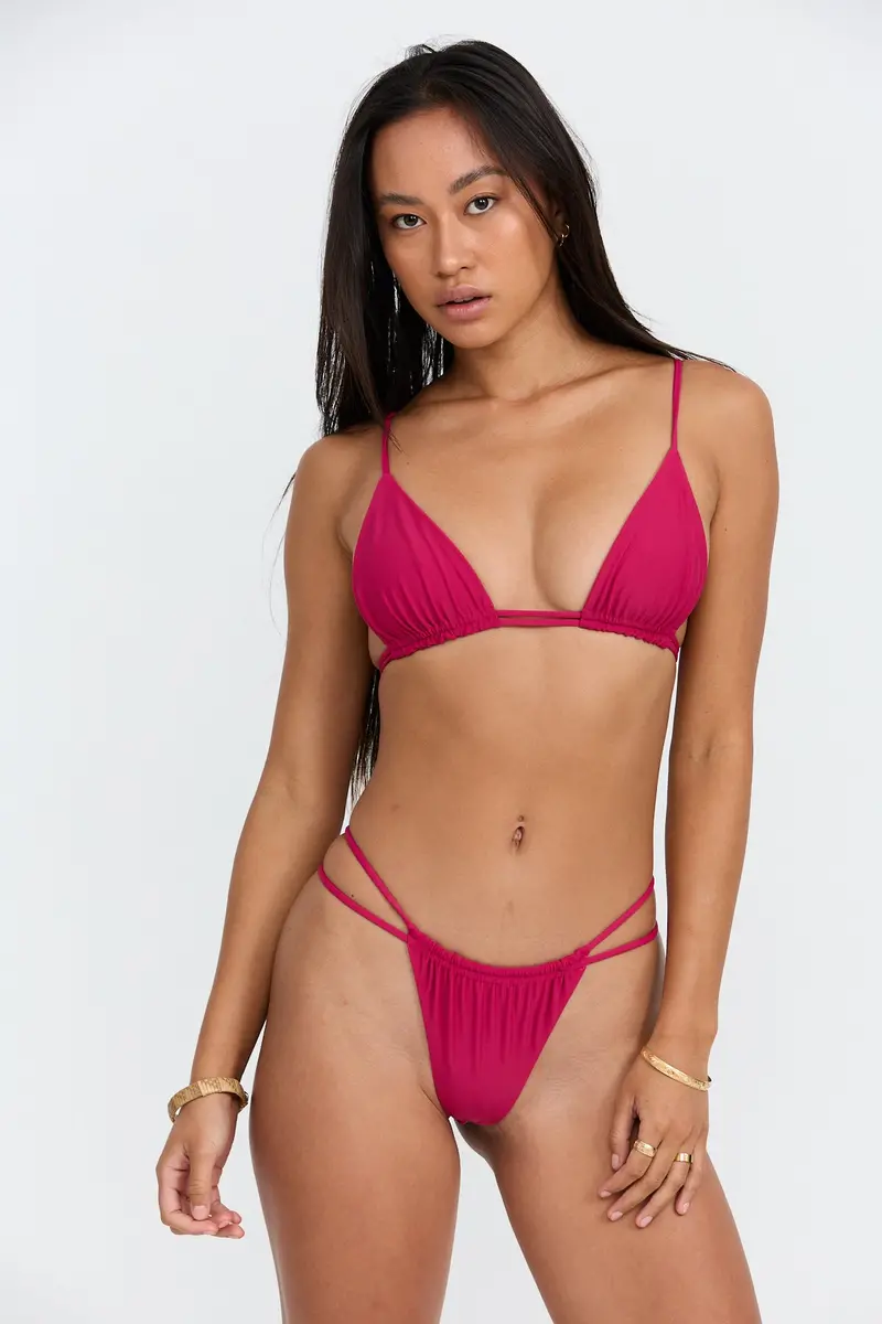 Anini High-Waisted Bottom in Ginger Spice