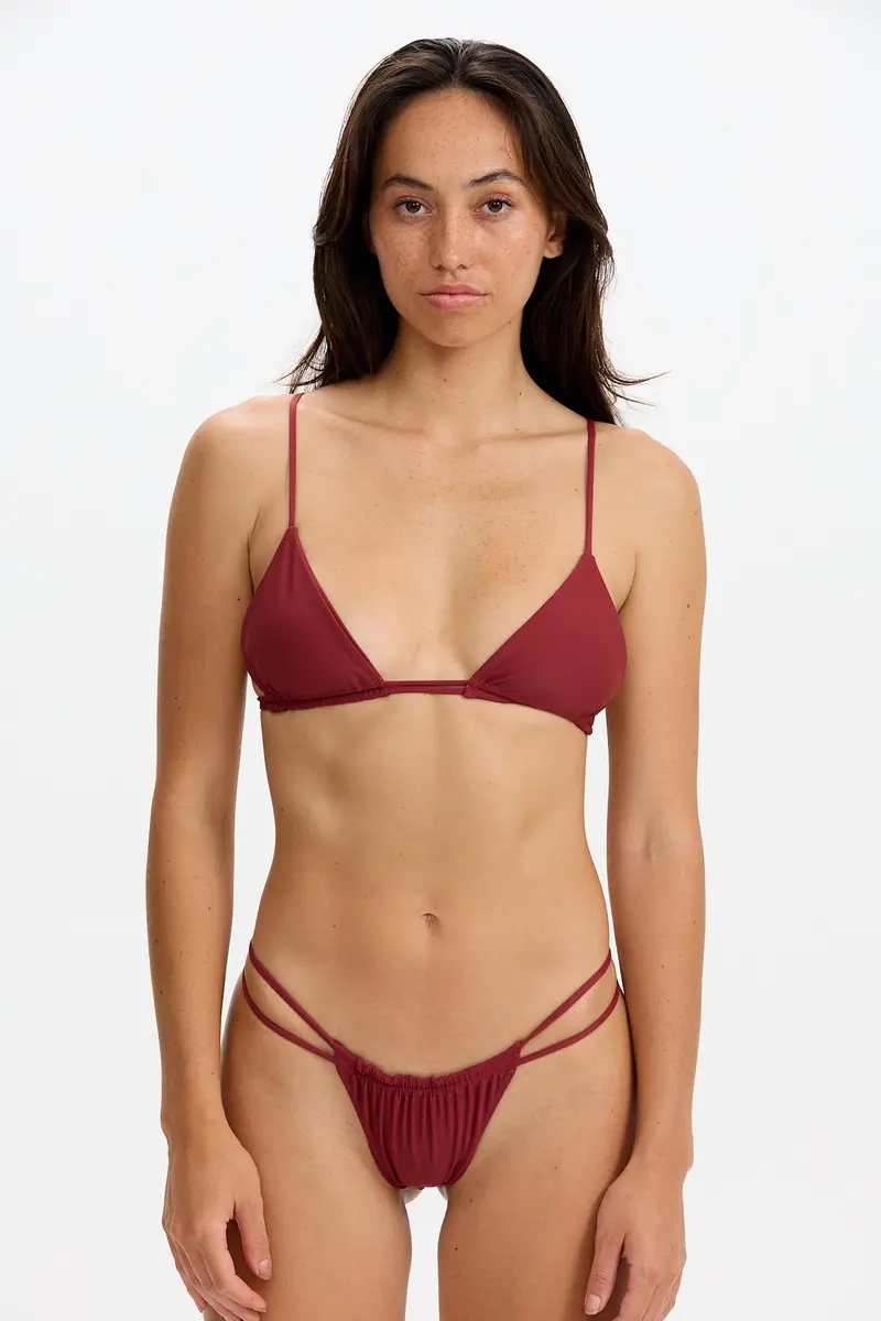 Anini Swim Bottom 2.0 in Cherry