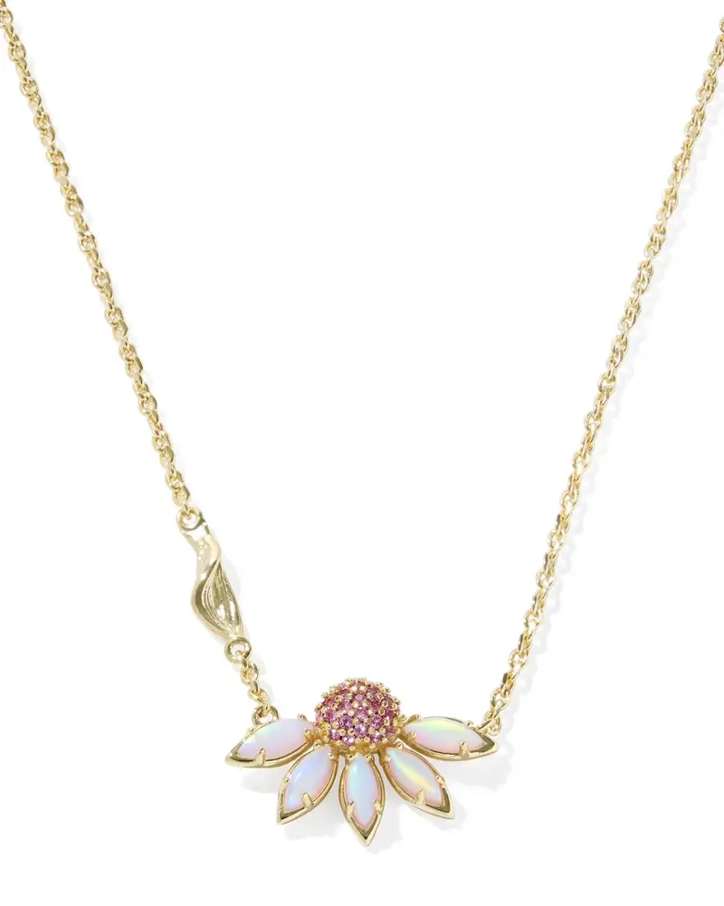Anya Floral Short Pendant Necklace
