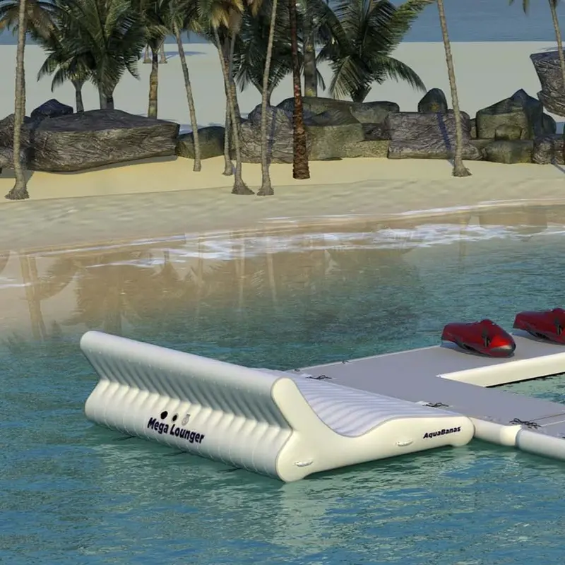 AquaBanas Mega Lounger – Extra-Large Inflatable Floating Lounge