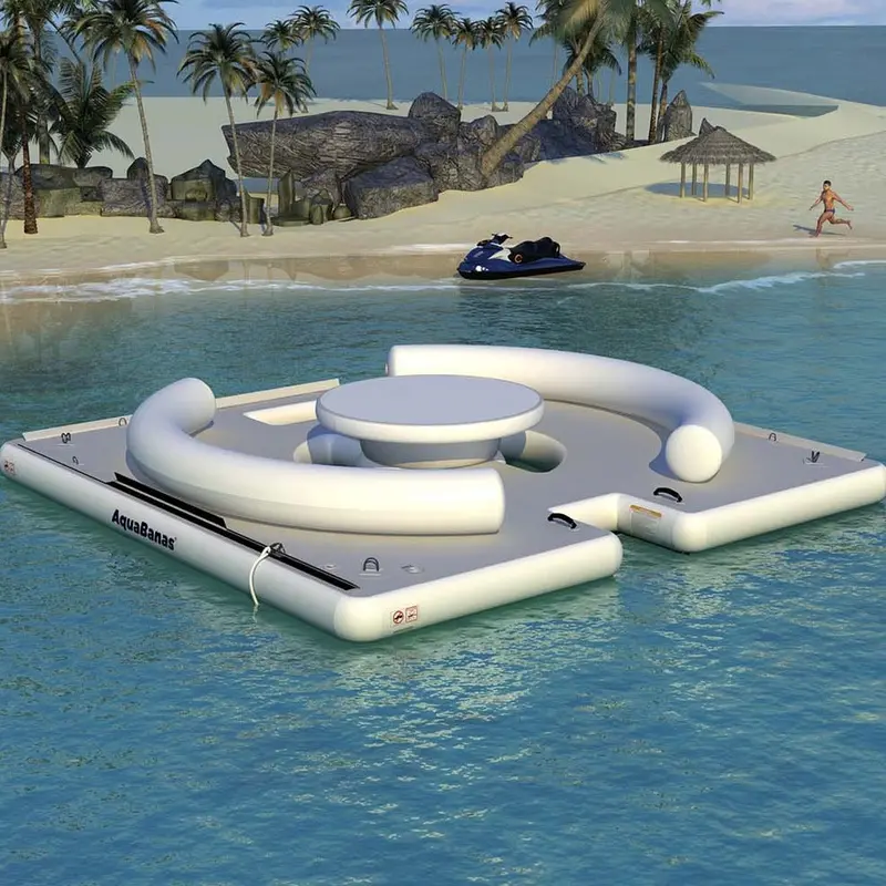 AquaBanas Party Bana 2.0 Deck Only – Modular Inflatable Island Base