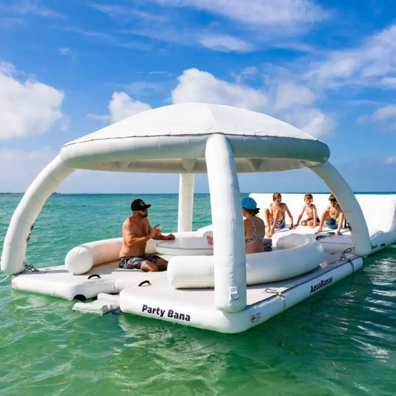 AquaBanas Party Bana 2.0 – Full-Size Inflatable Floating Island