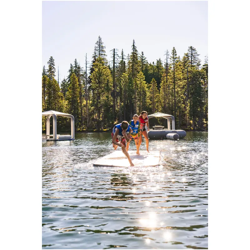 Aquaglide Lakefront Full Deck 15-Foot Inflatable Platform