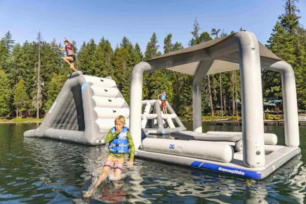 Aquaglide Lakefront Mini Park 6 – Modular Inflatable Water Recreation System