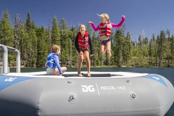 Aquaglide Lakefront Recoil 14-Foot Aquapark Trampoline