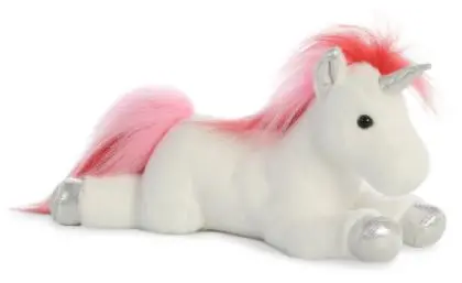 Aurora Flopsie Velvet Swirls Unicorn – Ultra-Soft Collectible Plush