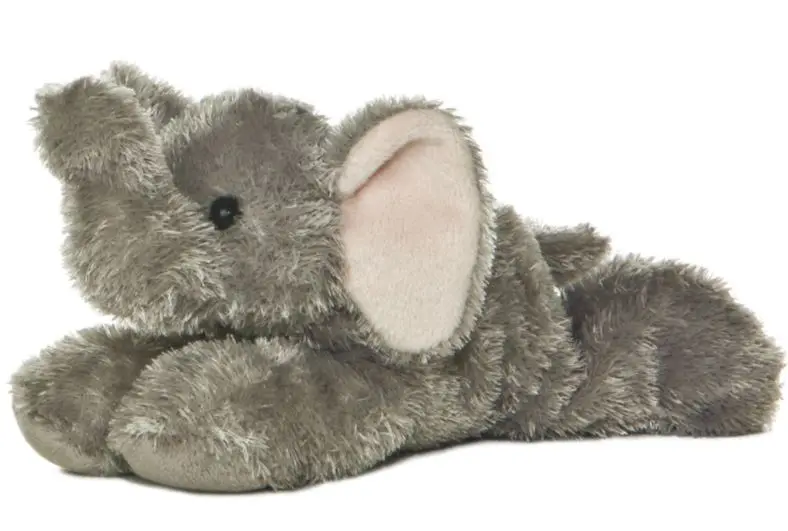 Aurora Peanut Elephant Plush Toy – Adorable Hand-Stitched Stuffed Animal