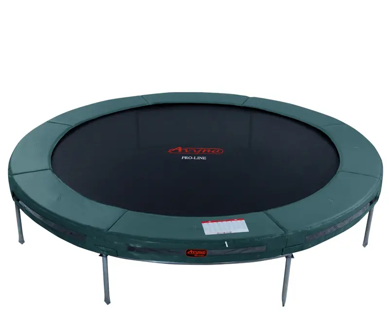 Avyna 430 cm In-Ground Trampoline – Green (No Enclosure)