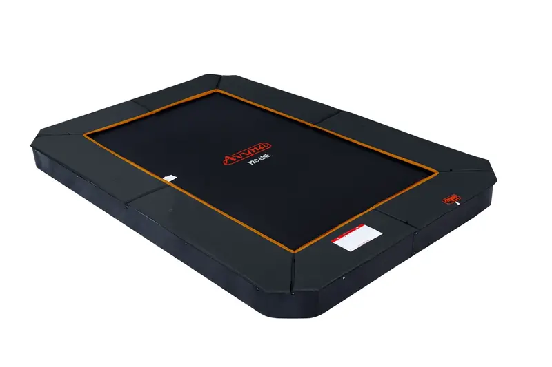 Avyna FlatLevel Rectangular Trampoline 380×255 cm (238 cm Diagonal) – Black