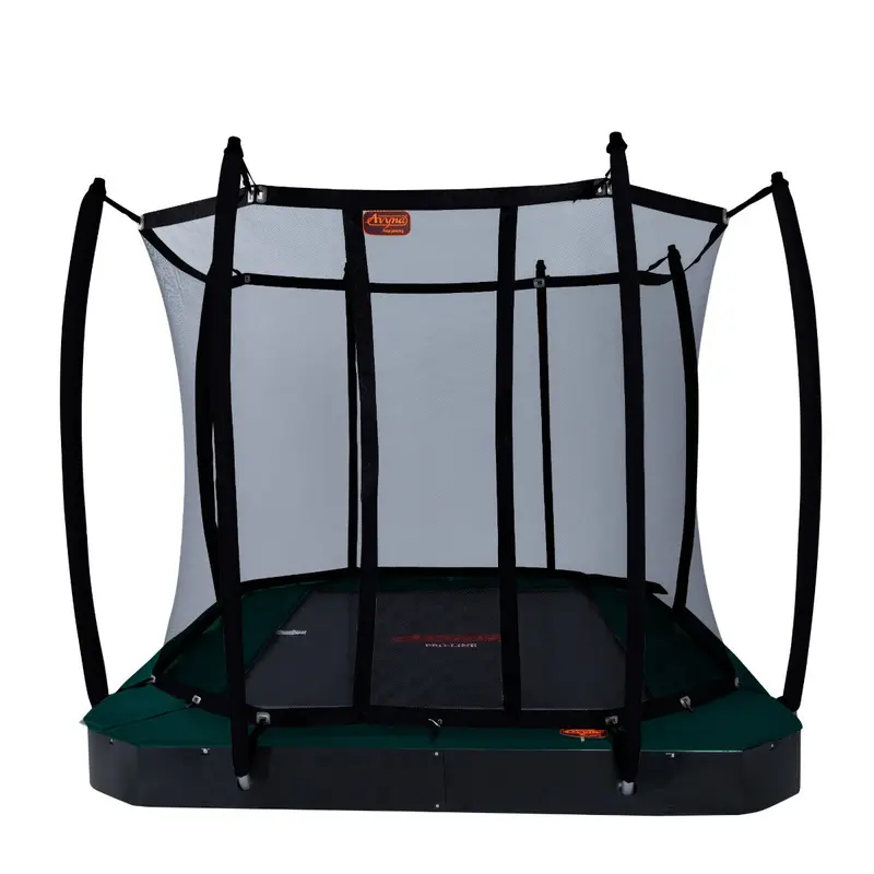 Avyna FlatLevel Trampoline with Safety Net 340×240 cm – Green (Model 234)