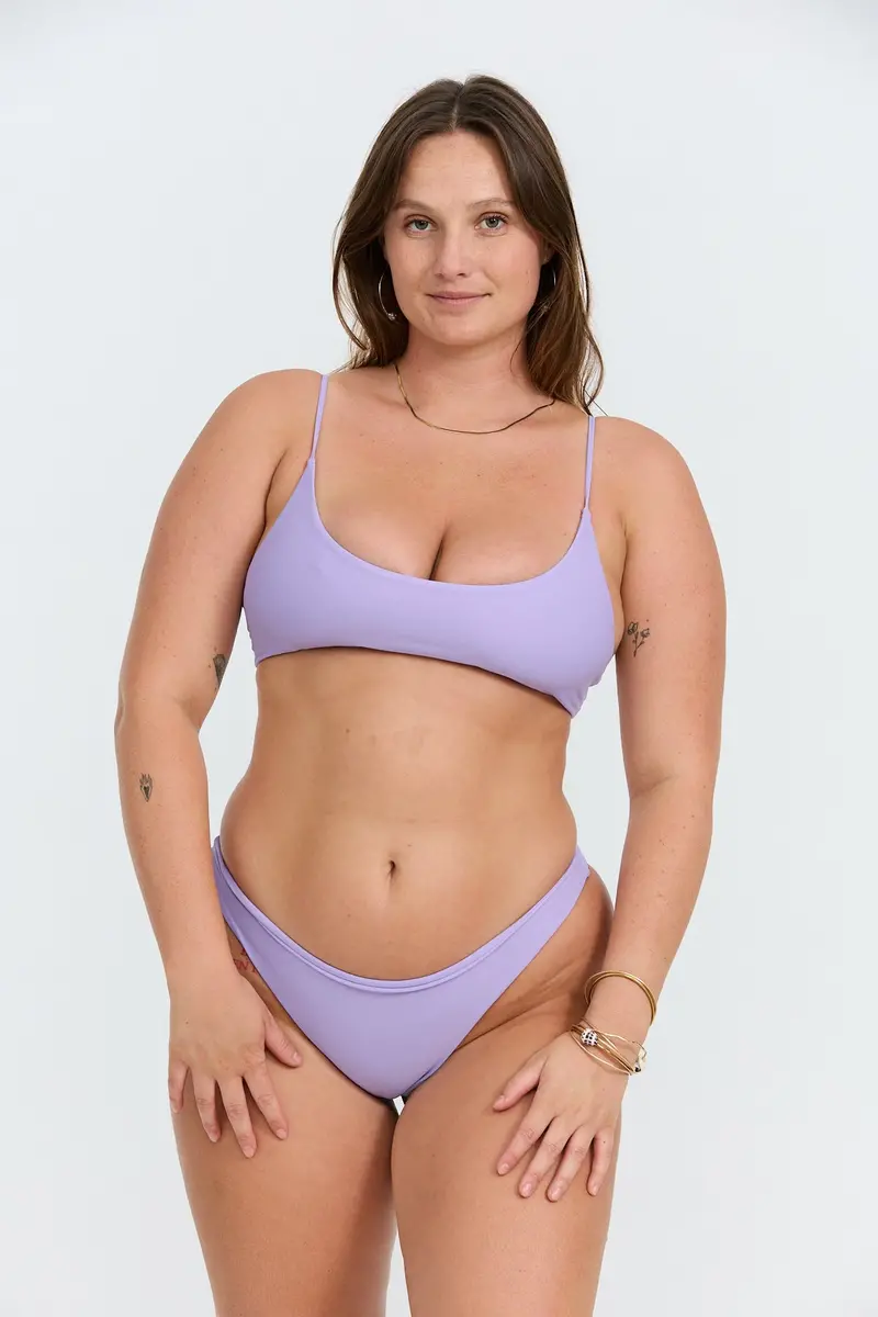 Babe Summer Top in Violet Hue