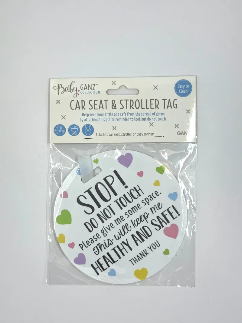 Baby Ganz Car Seat and Stroller Identification Tag