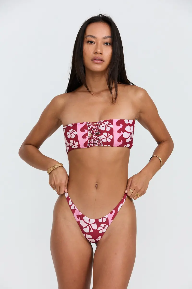 Bali Resort Top in Papeete Print