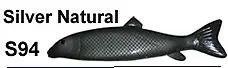 Bear Creek 9-Inch Silver Natural Sucker Spearing Decoy (Single Unit) – Model S94