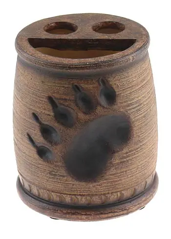 Bear Paw Toothbrush and Pen Organizer