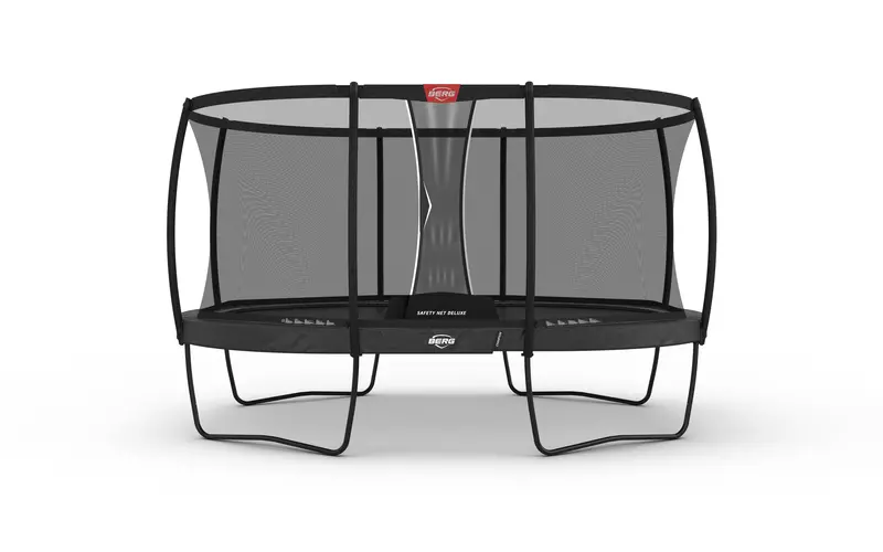BERG Grand Champion Regular Trampoline 470 x 310 cm Grey with Deluxe Safety Net