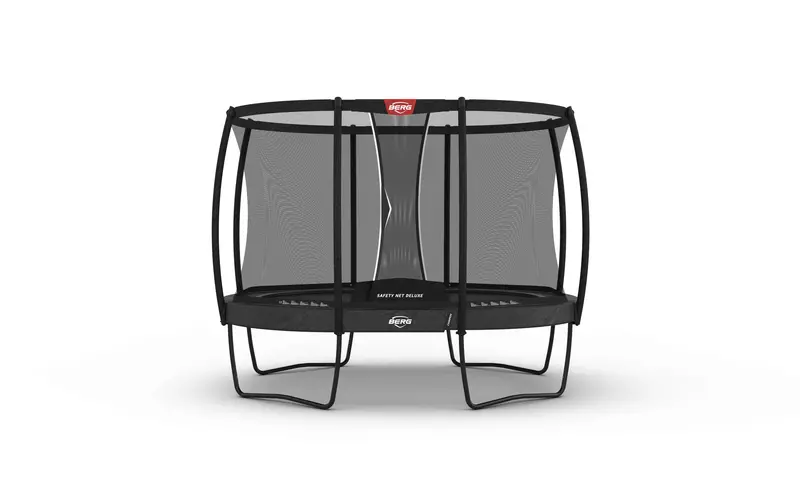 BERG Grand Champion Trampoline – 350×250 cm Grey with Deluxe Safety Enclosure