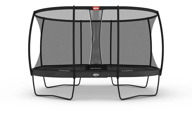 Berg Grand Elite Regular Trampoline – 520 x 345 cm, Grey + Deluxe Safety Net