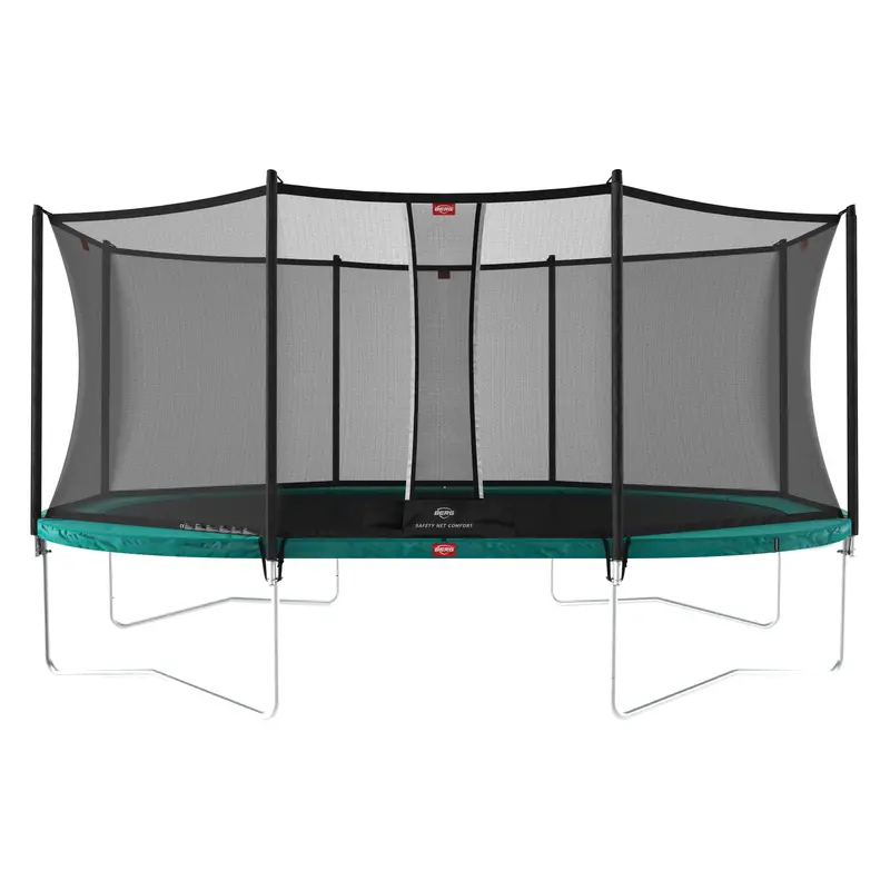 BERG Grand Favorit Regular Trampoline 520x345cm Green with Comfort Safety Net