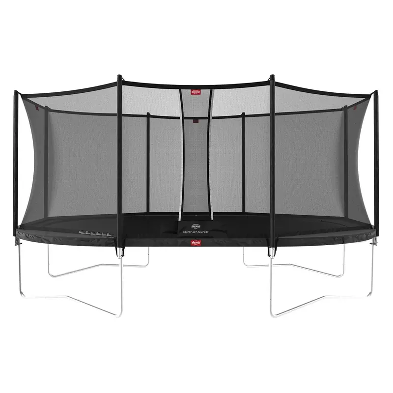 BERG Grand Favorit Regular Trampoline 520x345cm Grey with Comfort Safety Enclosure