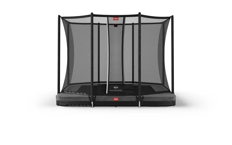 Berg Ultim Favorit In-Ground Trampoline – 280cm Grey with Comfort Safety Net